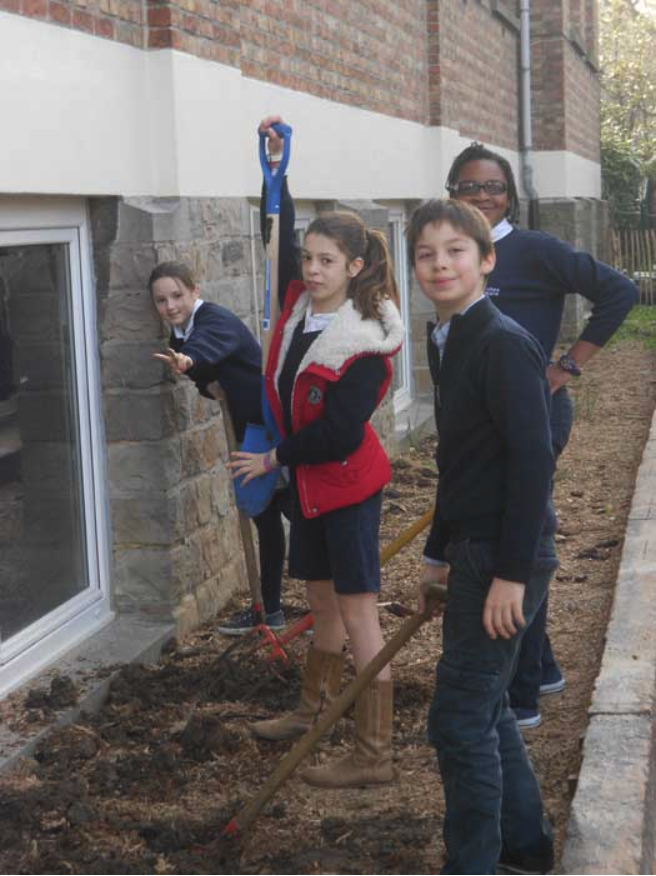 College Saint Pierre Uccle - Servites de Maries - La naissance du potager