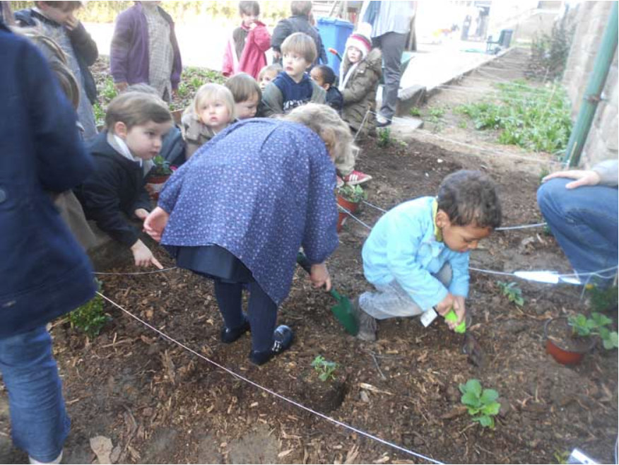 College Saint Pierre Uccle - Servites de Maries - La naissance du potager
