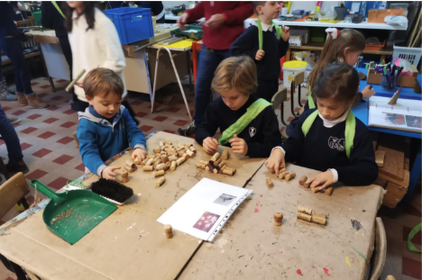 College Saint Pierre Uccle - Servites de Maries - Premier trimestre du côté des petits jardiniers